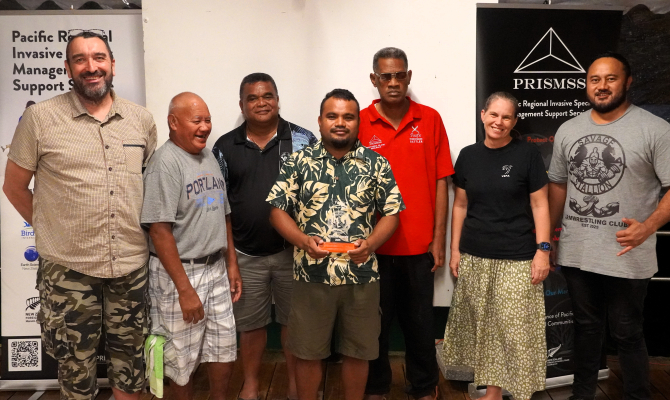 Marshallese Awarded 2025 Pacific Invasive Species Battler of the Year