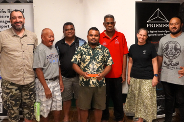 Marshallese Awarded 2025 Pacific Invasive Species Battler of the Year